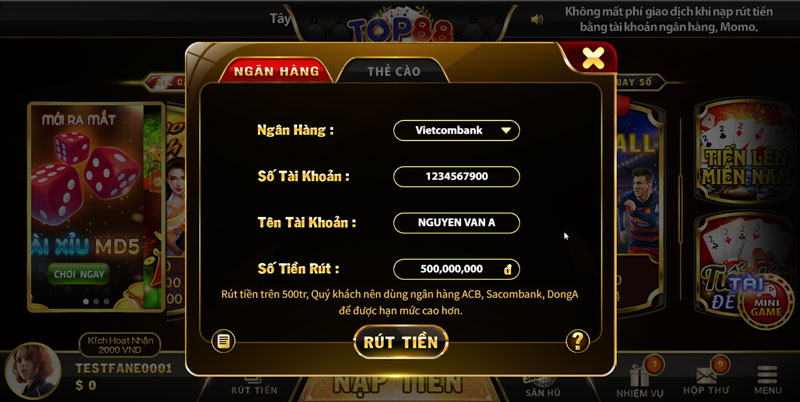 cổng game Top88